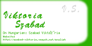 viktoria szabad business card